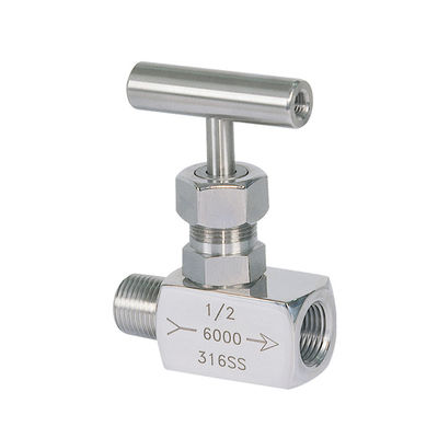 Zawór iglicowy ze stali AISI 316 300 barów 3/8 &quot;DIN ISO ASTM 351 Gr. CF8M Korpus