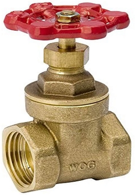 1-1/2 "200 PSI FNPT End Low Lead Mosiężny zawór zasuwowy do oleju wodnego lub powietrza