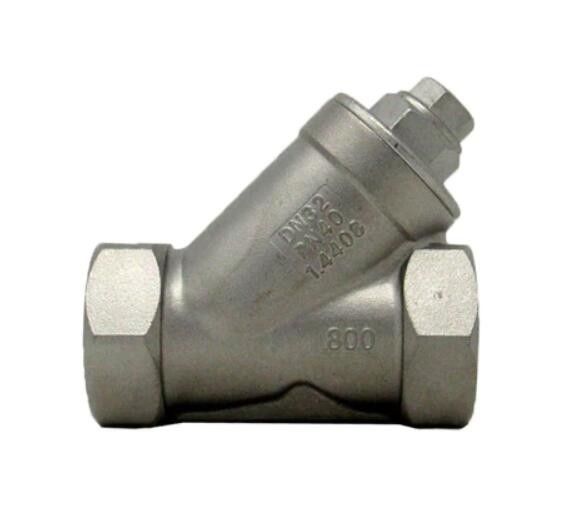 SS316 Filtr siatkowy Y A351 Gr.CF8M 1/2 &quot;800 # FNPT x FNPT Gwintowany filtr siatkowy Y