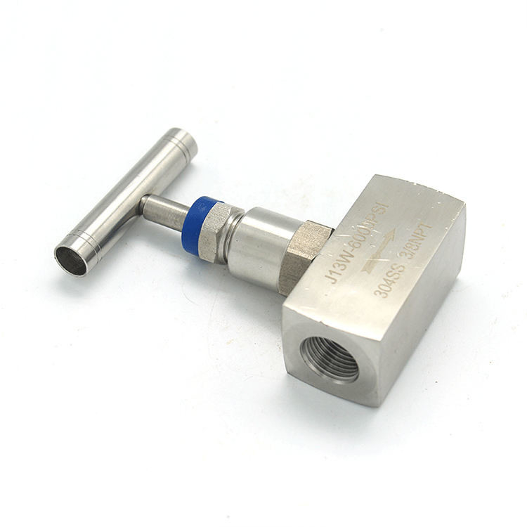 Bar Stock Stal nierdzewna 316 6000 Psi 1/2 &quot;NPT Mini wysokociśnieniowy zawór iglicowy ze stali nierdzewnej